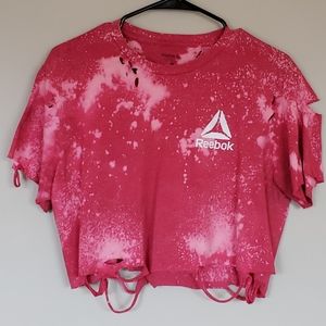 Reebok Destructed Crop Tee